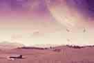 photoshop 合成奇幻的暗紫色外星场景