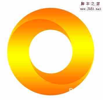ps怎么设计双半圆环抱的图标? ps立体图标的设计方法