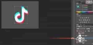 ps怎么设计抖音软件的logo?