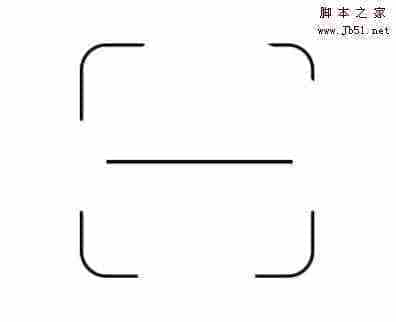 ps怎么绘制手机扫一扫图标? ps画扫一扫logo的教程
