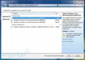 WIndows7  反盗版检测工具已推出