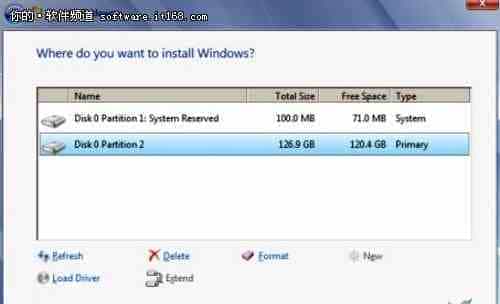 Win7安装过程中无法分区以及分区无法格式化的解决方法