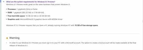 win8.1操作系统对硬件的要求有哪些