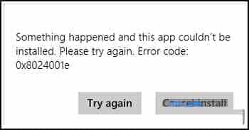 win8应用商店安装应用报Error code:0x8024001e错的解决方法