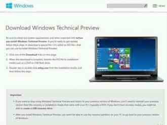 Win9技术预览版下载地址页面曝光：32位版本积将超过3GB