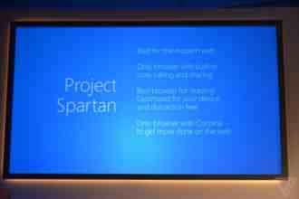 微软Spartan浏览器发布：全新界面、内核 内置阅读模式