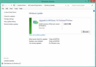 Win7/8.1无缝直升Win10 Build 9926的教程