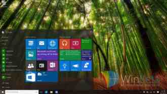 win10开始菜单及任务栏都已用上毛玻璃特效 视觉效果很养眼
