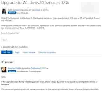 Win7/Win8.1升级Win10整体进度达到32%等各种安装失败的解决方法