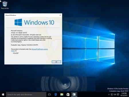 Win10  Build 10537预览版截图曝光 更容易激活