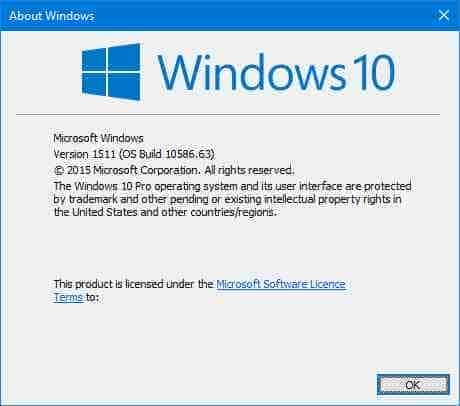 Win10 TH2正式版10586.63更新修复内容大全：修复内核漏洞