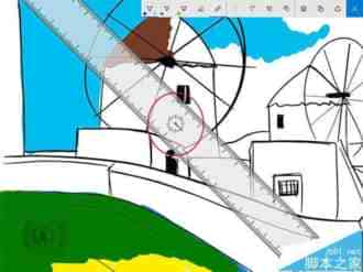 Win10预览版14352中Windows Ink直尺新增指南针  作图更精准