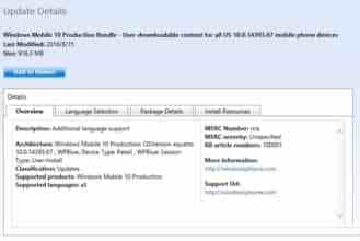 推送在即：Win10 Mobile一周年更新正式版14393.67已上传至服务器 