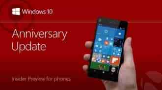 Win10 Mobile一周年更新慢速/发布预览版14393.187今日推送
