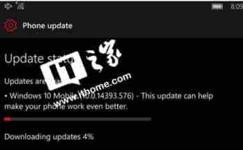 Win10 Mobile/PC一周年更新正式版14393.576更新补丁KB3206632今日开始推送