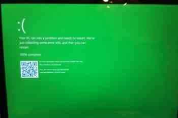 Win10死机惊现“绿屏”怎么办? 