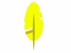 ai怎么绘制羽毛logo图标?