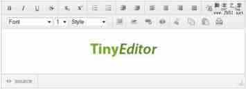 TinyEditor 简洁且易用的html所见即所得编辑器