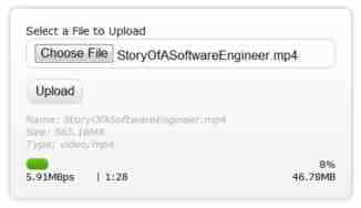 HTML5应用之文件上传