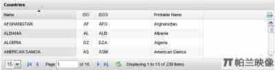 整理了12款Javascript 表格控件(DataGrid)
