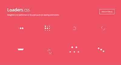 使用Loader.css和css-spinners来制作加载动画的方法