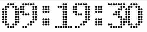 Html5 canvas实现粒子时钟的示例代码