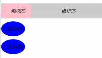 css 实现动态二级菜单