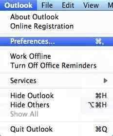 Mac outlook设置邮件签名的图文步骤