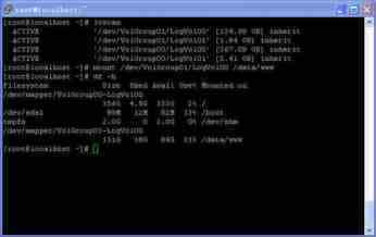 CentOS挂载lvm分区重名问题的解决方法
