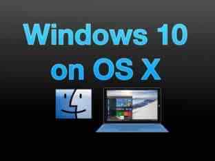 苹果Mac上安装Win10技术预览版的详细教程