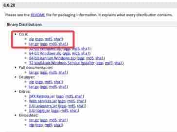 Mac系统中Apache Tomcat安装配置 