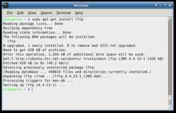 在Linux系统中使用LFTP的教程