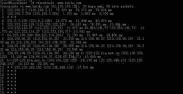 Linux常用网络工具之路由扫描工具traceroute使用介绍