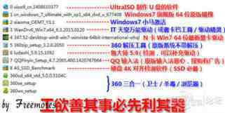 U盘硬装WIN7 64位旗舰系统，是怎样练成的（妹子装机衔接篇）