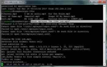 linux命令行下文件名中有空格的处理方法