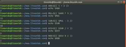 Linux终端中进行算术运算的5种方法介绍
