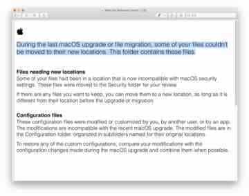 更新macOS10.15出现迁移的项目文件夹可不可以删除?