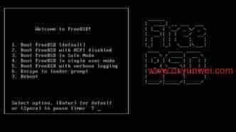 FreeBSD 8.2 安装教程图文详解